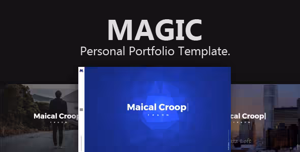 Modern landing page website template sample
